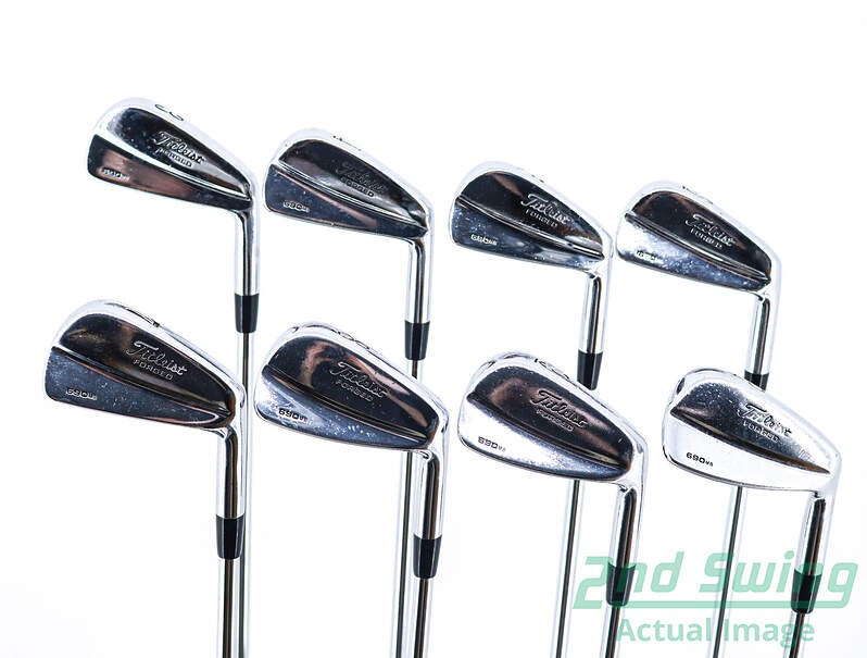 Titleist 690 MB Forged Iron Set 3-PW Stiff Steel Right Handed 37.75in