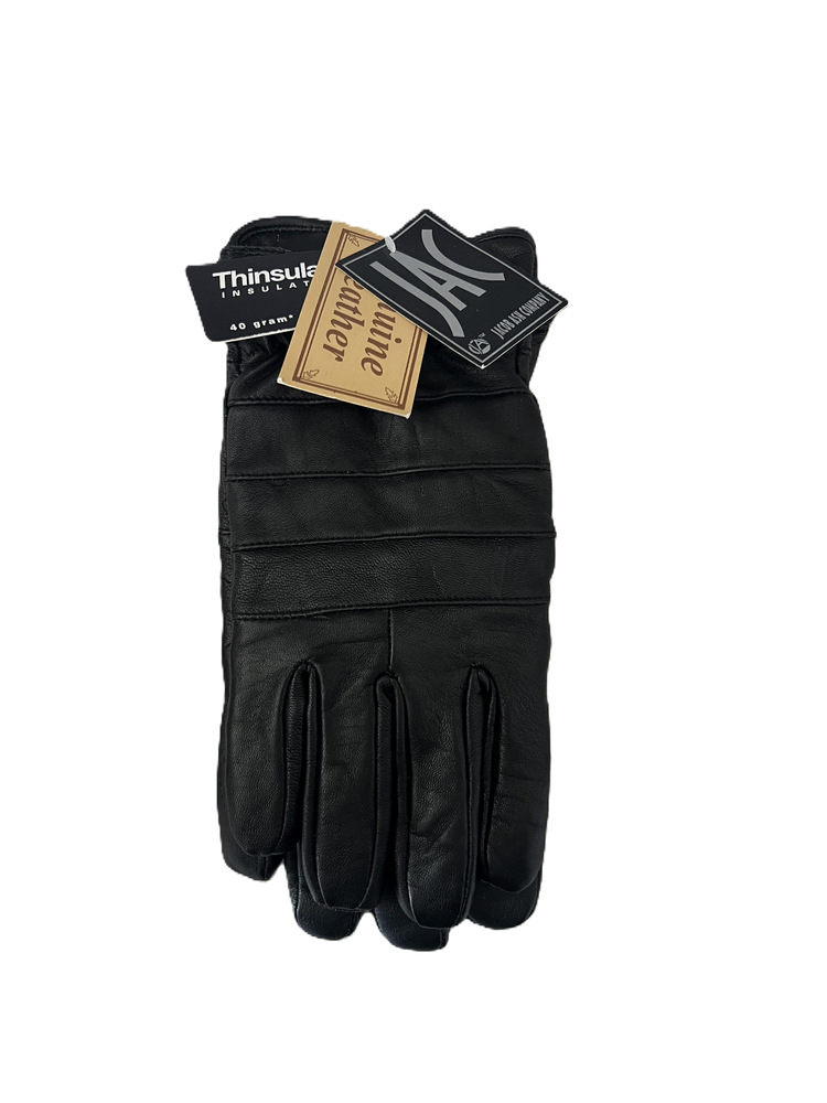 Men's JAC Black Leather Driving Gloves - XL | Thinsulate™Lined | New with Tags