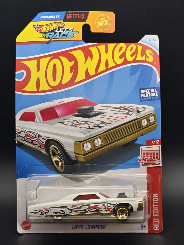 2024 Hot Wheels Target Exclusive Red Edition Layin LowRider Diecast Car