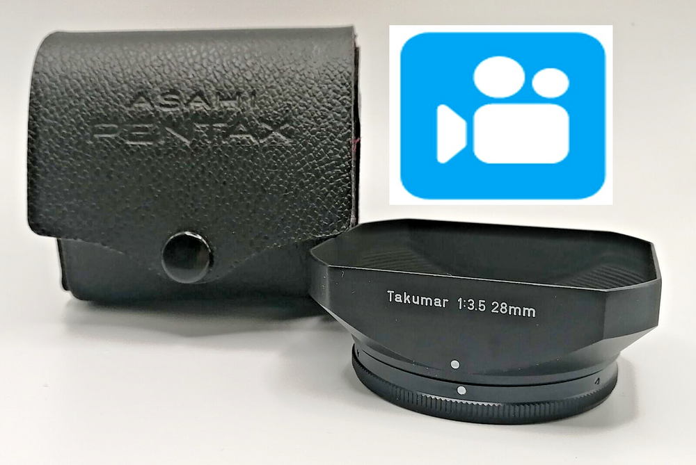 [Top MINT] Pentax 28mm f3.5 Lens Hood Shade Takumar Wide Angle From JAPAN