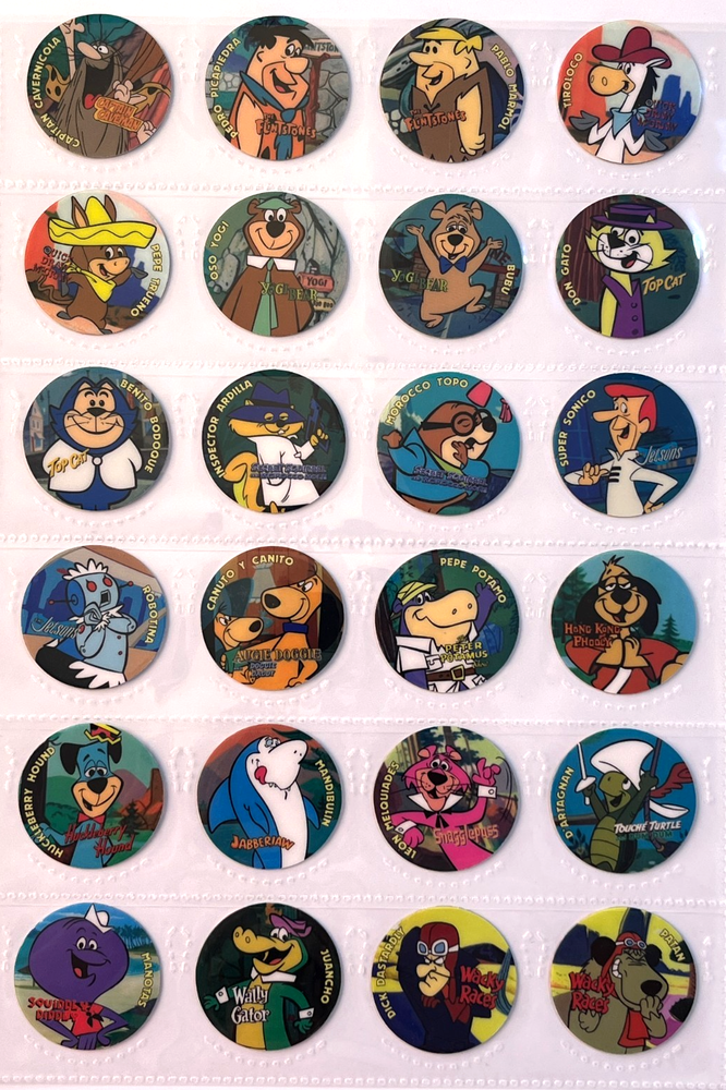 2020 HANNA BARBERA LAND Tazos - Full Set 30/30 The Flintstones Scooby Doo