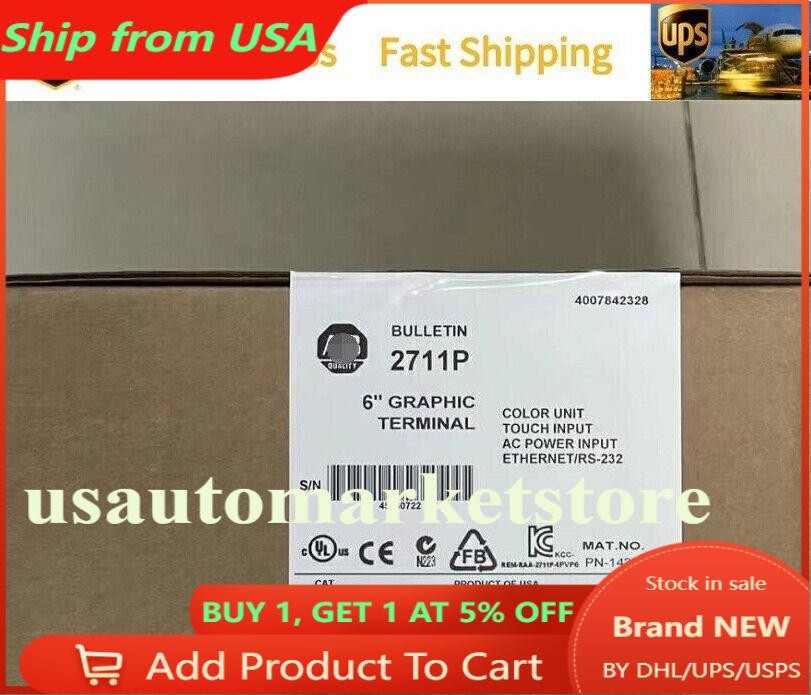 2711P-T6C20A9 New Factory Sealed AB ONE YEAR WARRANTY FAST DELIVERY 1PCS GOOD!-image