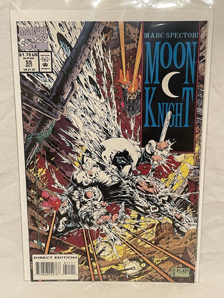 1993 Marvel Comics Marc Spector Moon Knight #55 Stephen Platt