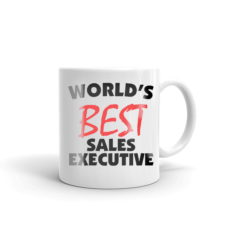 World's Best Sales Executive Coffee Tea Ceramic Mug Office Work Cup Gift