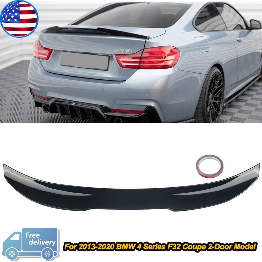 PSM STYLE FOR BMW 4 Series F32 428i 430i REAR TRUNK SPOILER WING GLOSS BLACK