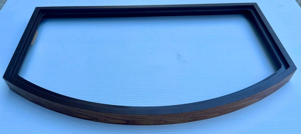 46 Gallon Aqueon Bow Front Aquarium Top Frame in Oak Finish