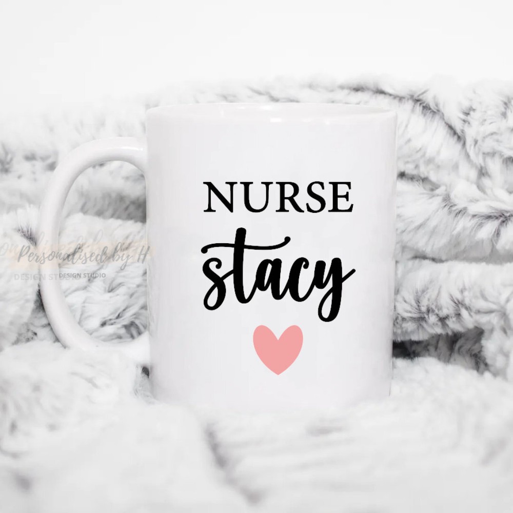 Personalised Nurse Mug New Nurse Gift Nurse Graduation Gift Nhs Gift Key Worker