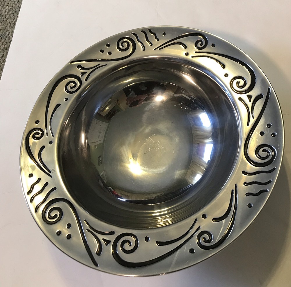 Lenox Metal Fruit Bowl 12 .75 In. Diameter