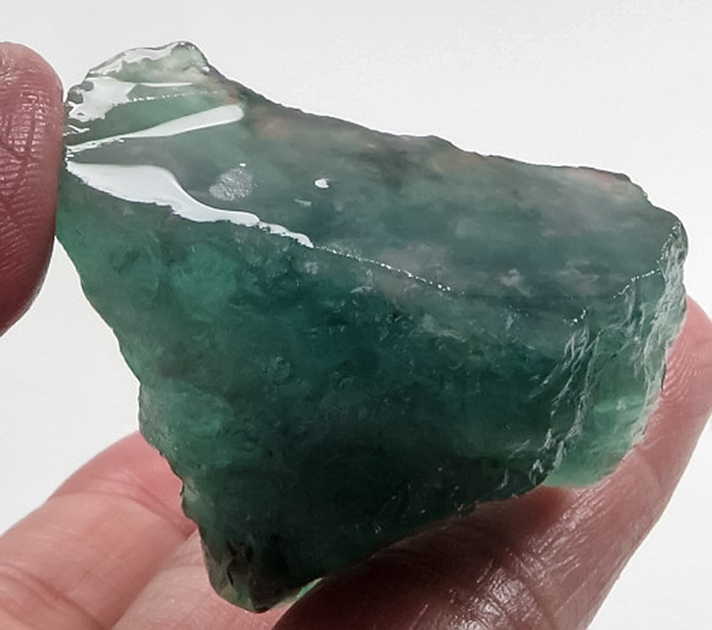 184Ct Natural Green Fluorite Crystal Rough Specimen YVU1304 for Collectors
