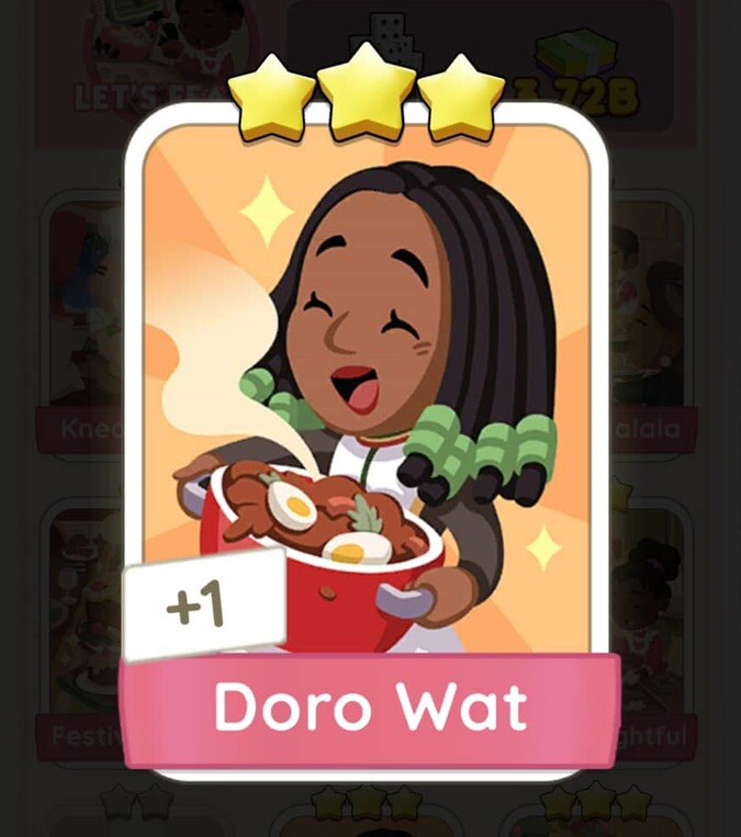 Doro Wat - Monopoly Go - Sticker - 3Star⭐️