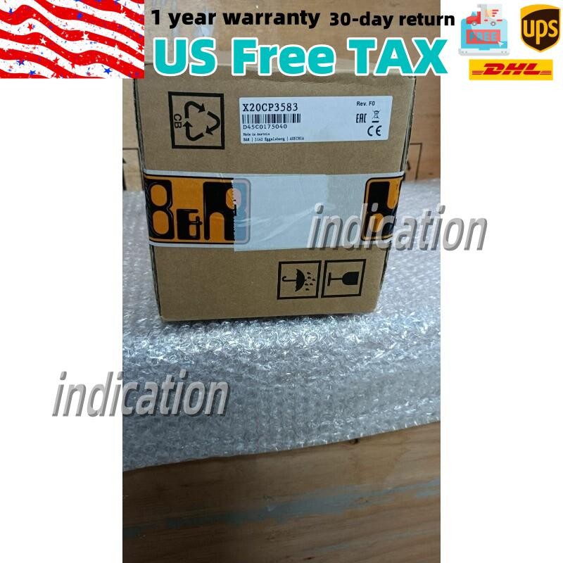 US Free TAX 1PC NEW For B&R X20CP3583 PLC module In Box Free Shipping