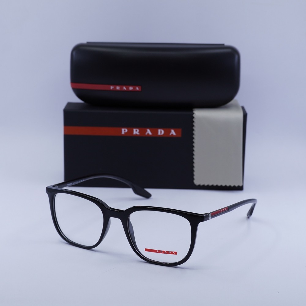 Prada Sport PS01OV 1AB1O1 Black 50mm Authentic Eyeglasses