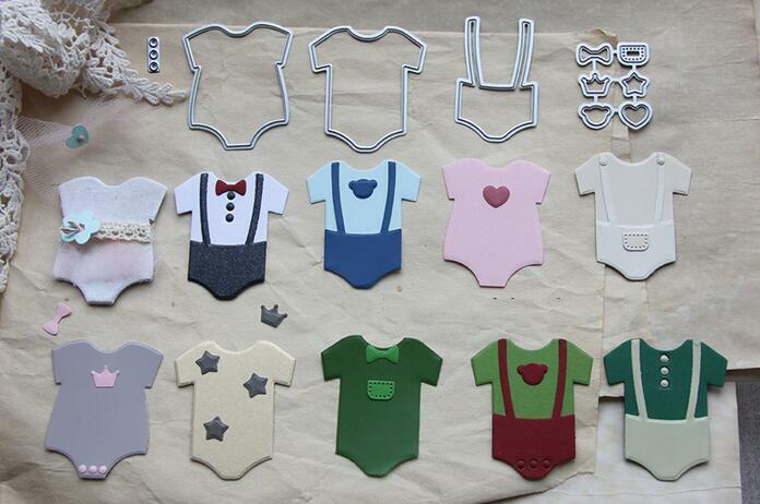 Children's Clothes Metal Cutting Dies Craft Album Die Scrapbooking Stencils Mold