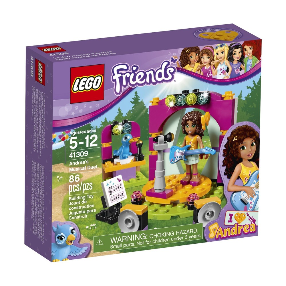 RETIRED LEGO FRIENDS 41309 Andrea's Musical Duet *COMPLETE SET*