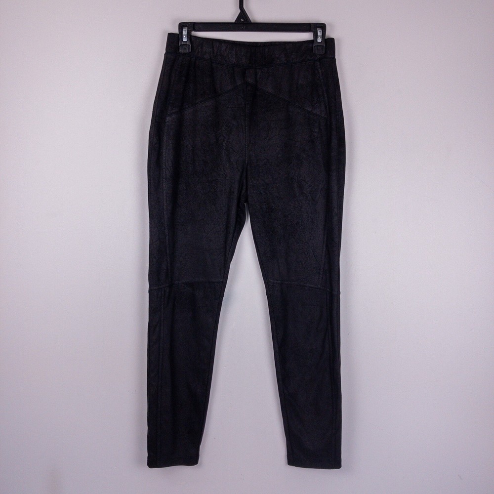 Free People Pants Womens Small 27x26 Skinny Black Vegan Suede Soft