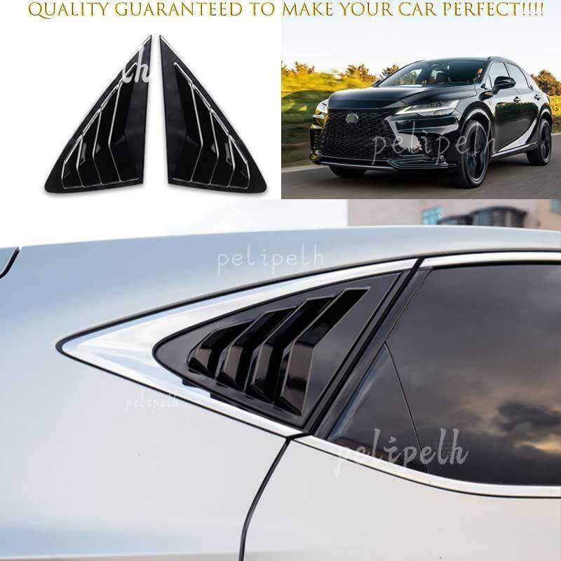 For Lexus NX 250 350h 450h+ 2022-2025 Glossy Black Window Quarter Louver Shutter