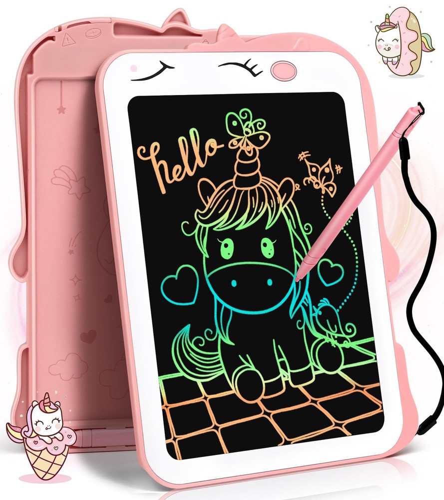LCD Writing Tablet for Kids 2-3 - Unicorn Color Drawing Toy Gift for Boys & Girls