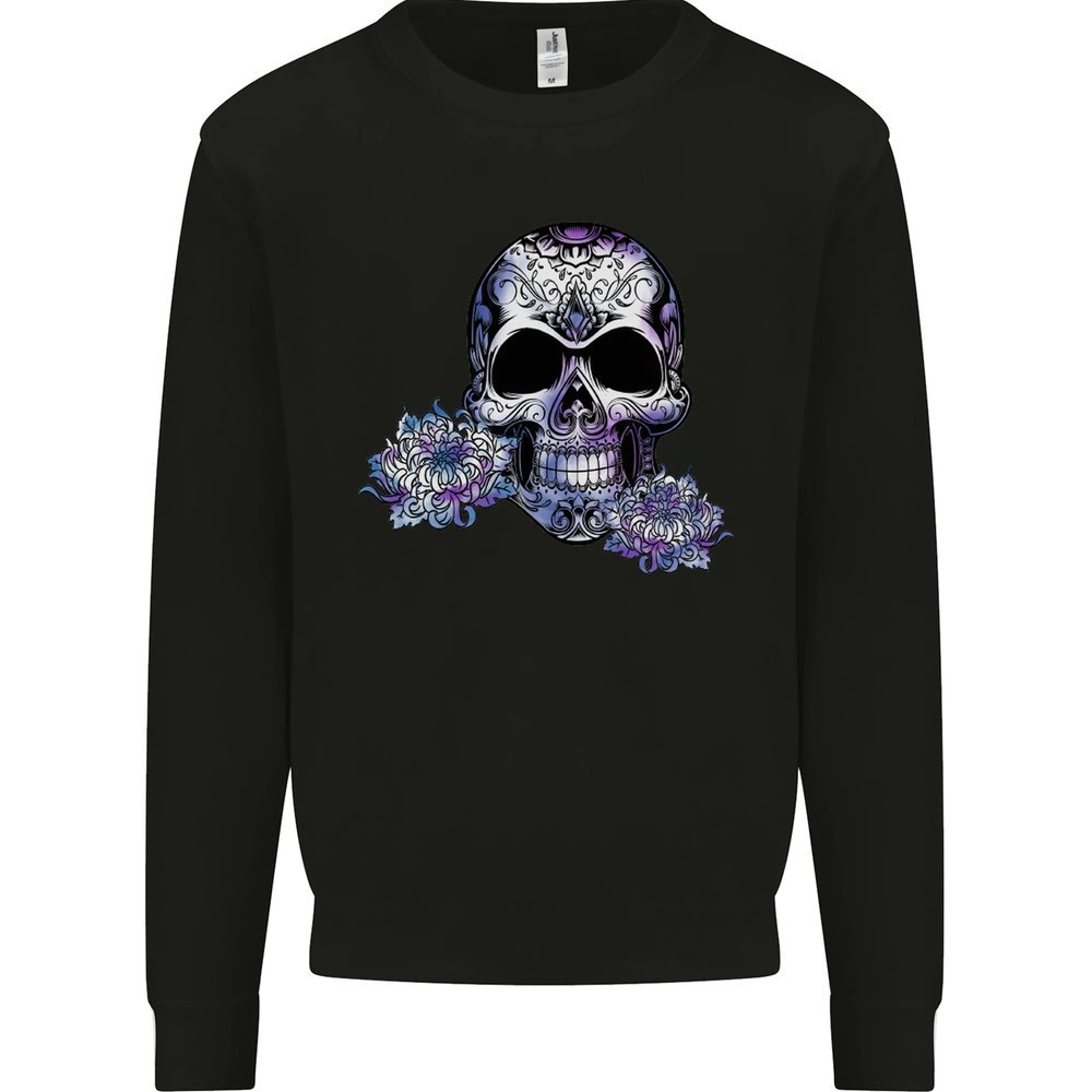 Day of the Dead Skull DOTD Mens Sweatshirt Jumper