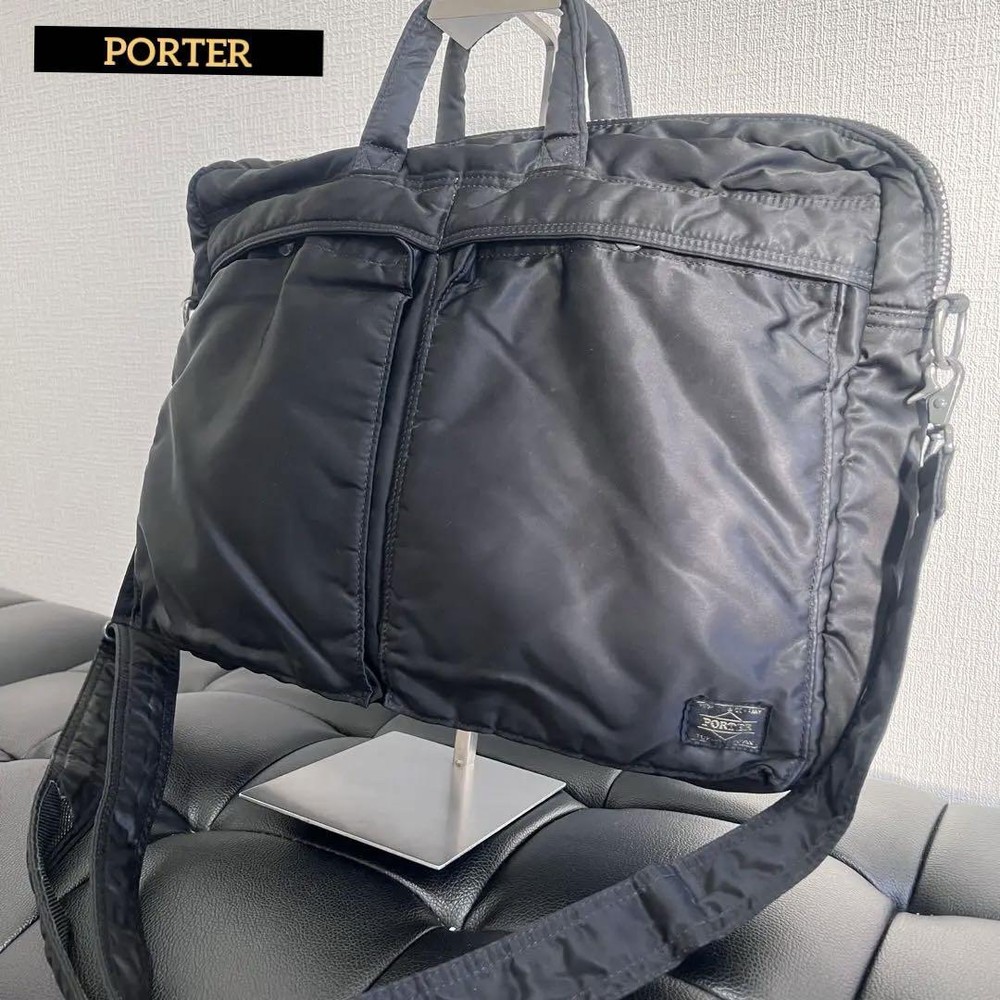 Porter Briefcase Business Bag 2Way Tanker