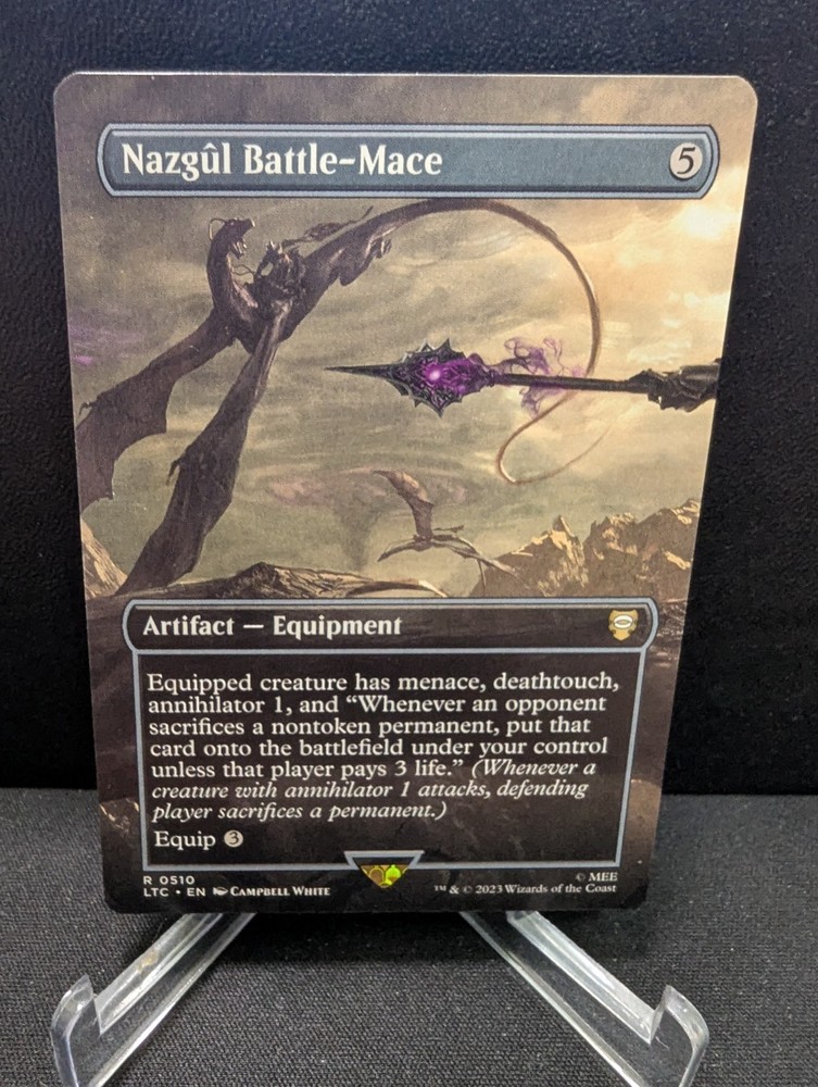 Nazgul Battle-Mace Borderless Commander Deck Lord of the Rings Tales