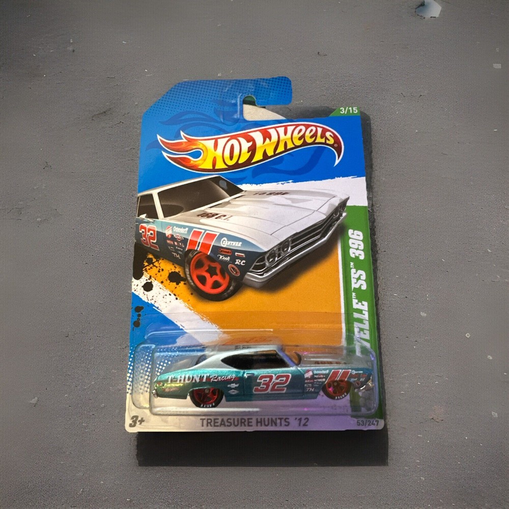 2012 Hot Wheels Treasure Hunt 69 Chevy Chevelle SS 396 Limited Edition #3 Of 15