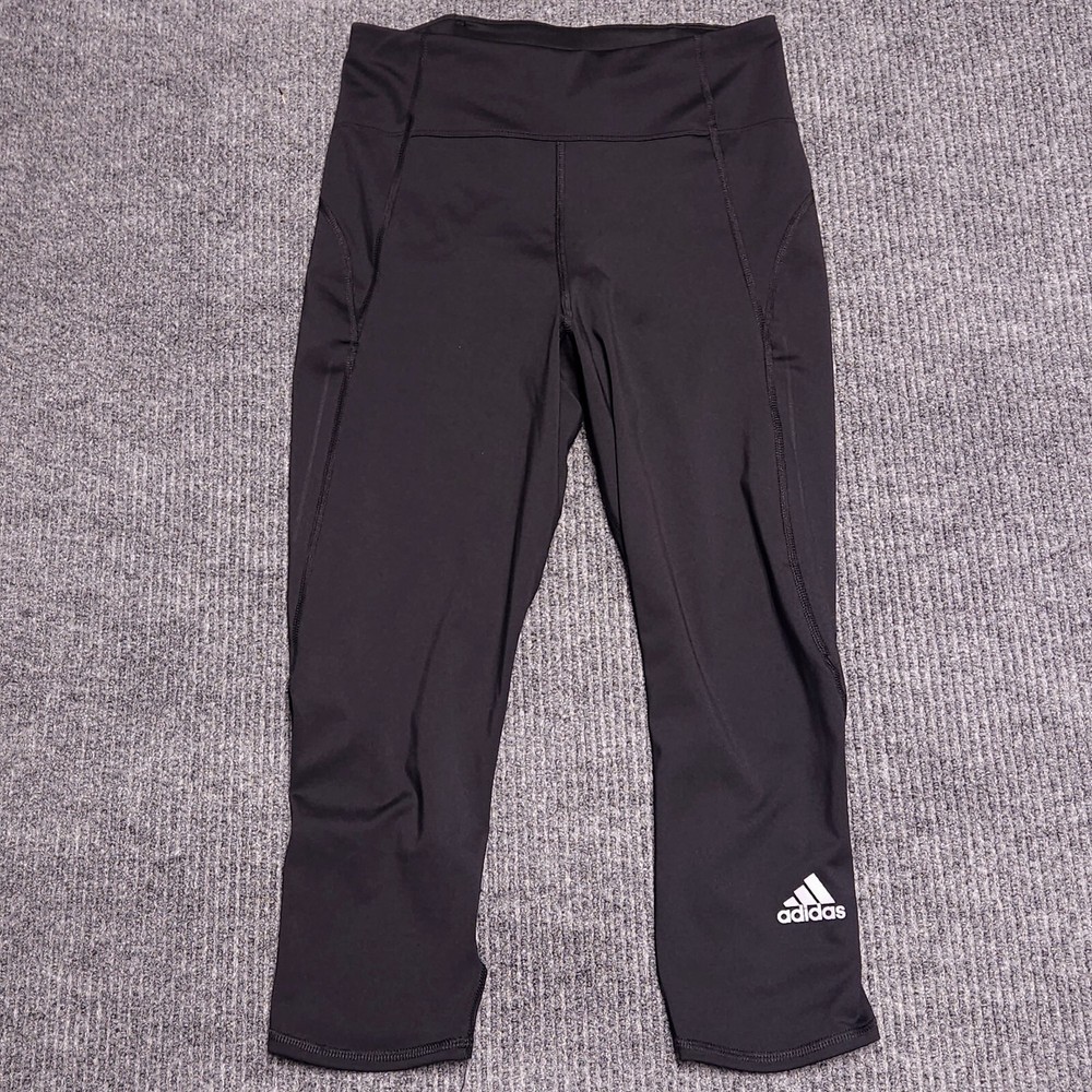 Adidas Womens Own the Run 3/4 Running Leggings Aeroready High Rise Stretch Small