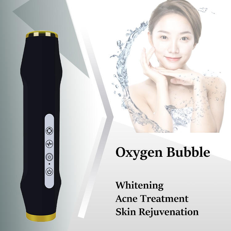 Portable Facial CO2 Bubble Pen Rechargeable Skin Care Beauty Device Home Use