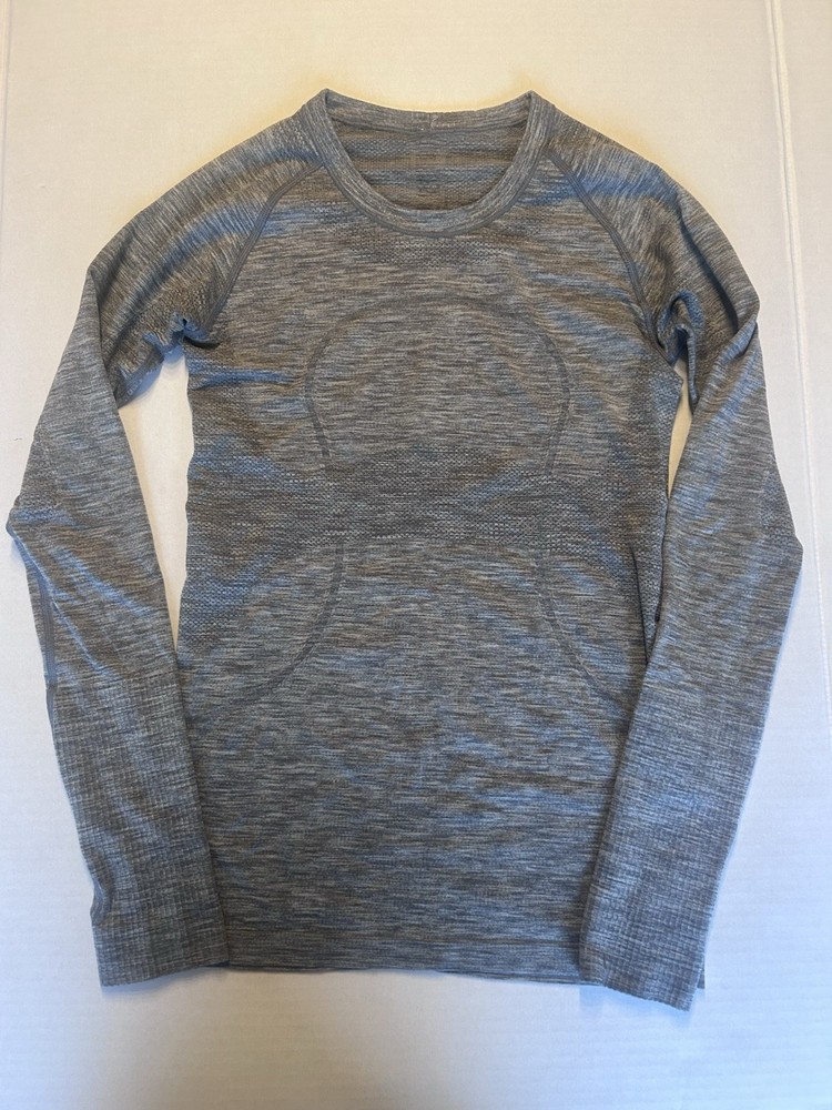 Lululemon Swiftly Tech Long Sleeve Crew shirt Gray Size 6