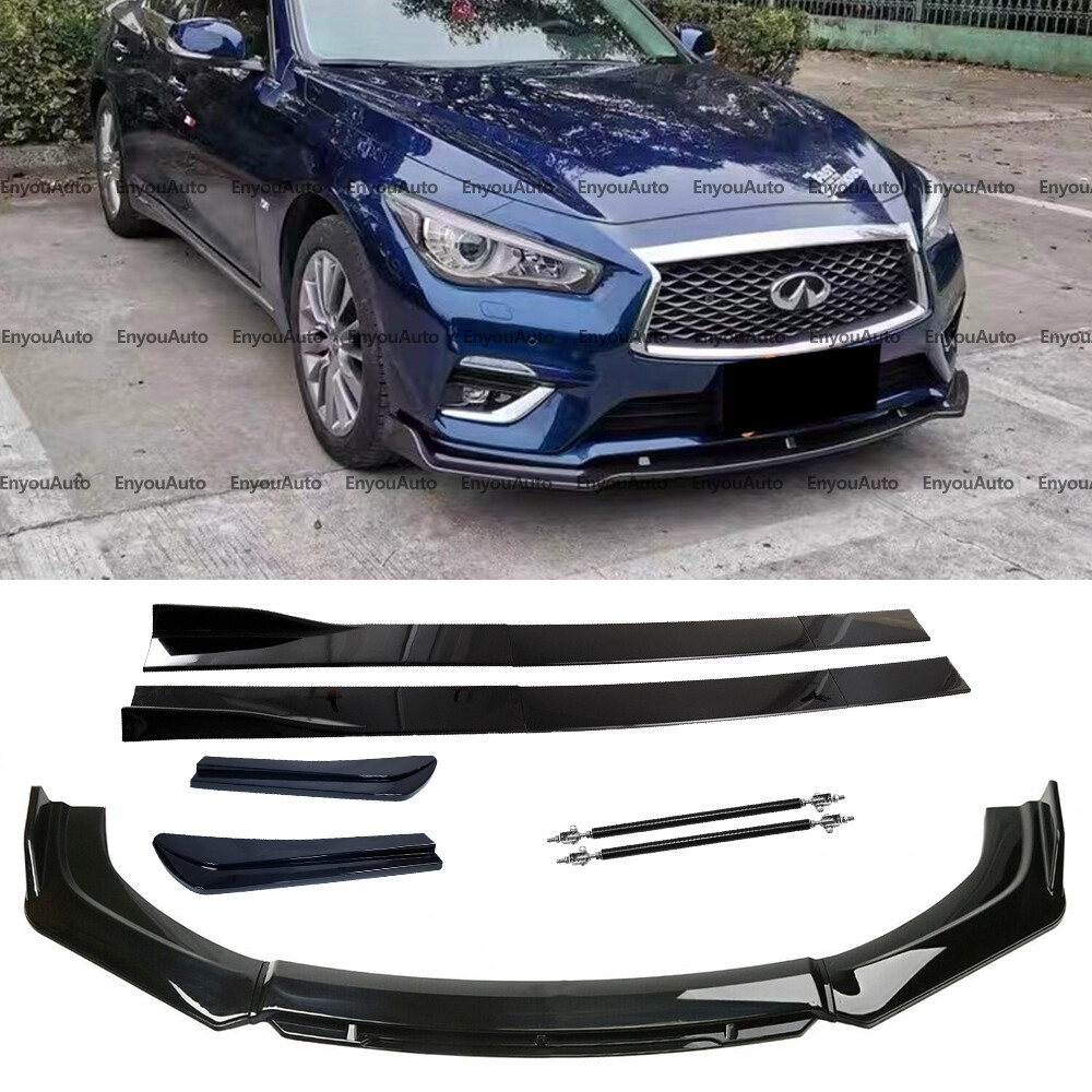 For Infiniti Q50 Q60 Q70 Front Bumper Lip 86