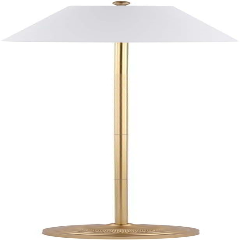Lighting Collection Hallie Contemporary Gold 68-Inch Floor Lamp (LED Bulb Includ