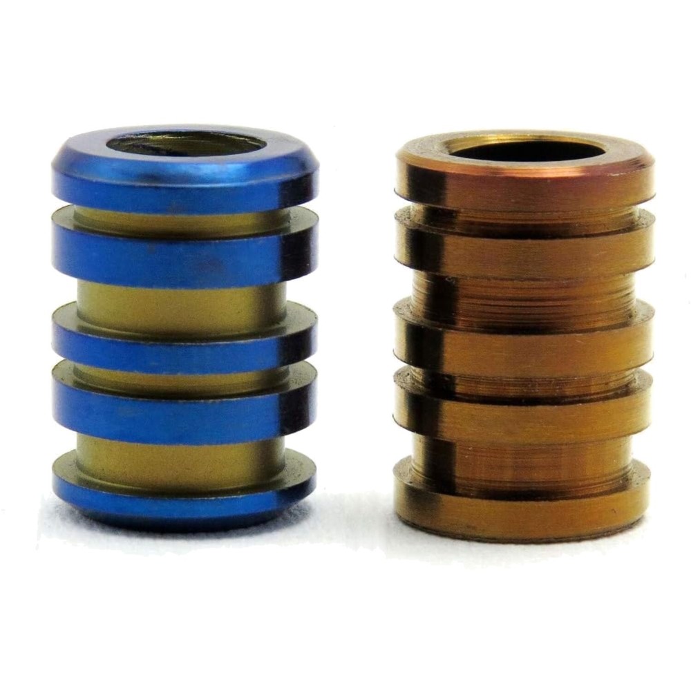 14mm Titanium Pendant Beads for Knives, Keychains, and Accessories