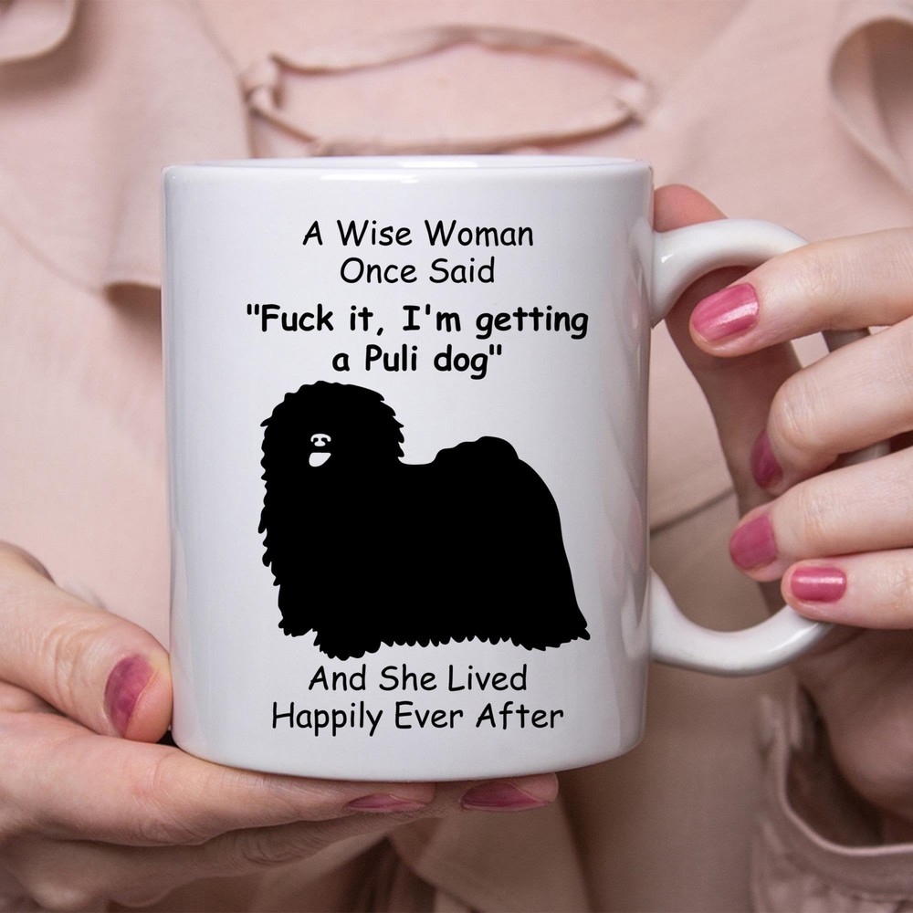 Funny Puli Dog Gift For Women White Coffee Mug Coffee Cup