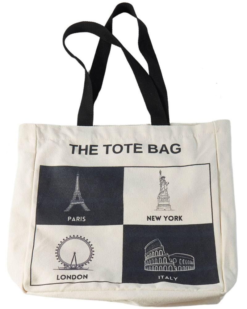 Opulent Lifestyles Aesthetic Canvas Tote for Shopping Grocery School and Daily Use  