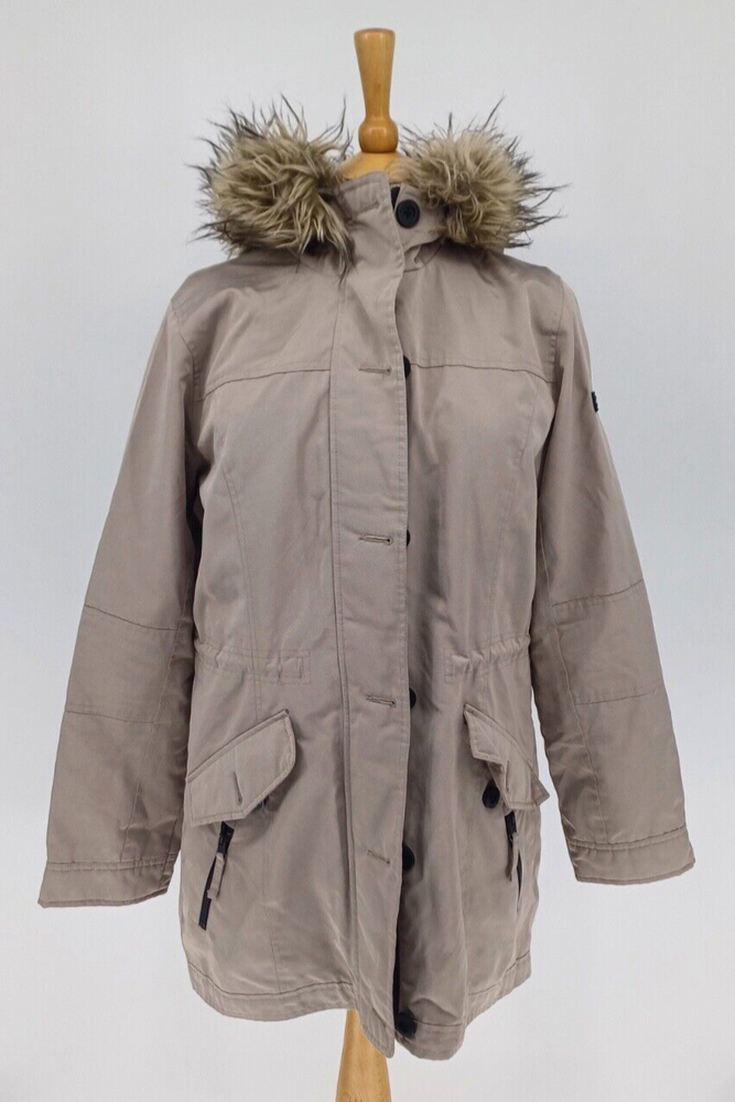Hollister California Taupe Lightweight Parka Jacket Women's Size Large