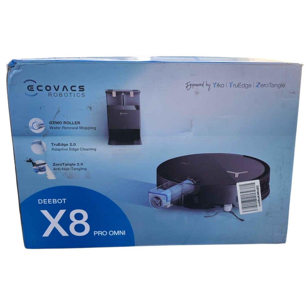 Ecovacs Deebot X8 Pro Omni Robot Vacuum & Mop – Brand New Sealed