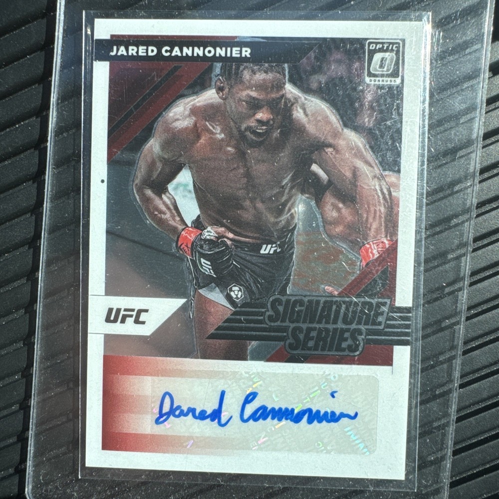 Jared Cannonier 2022 Donruss Optic UFC Signature Series Auto #SS-JCN