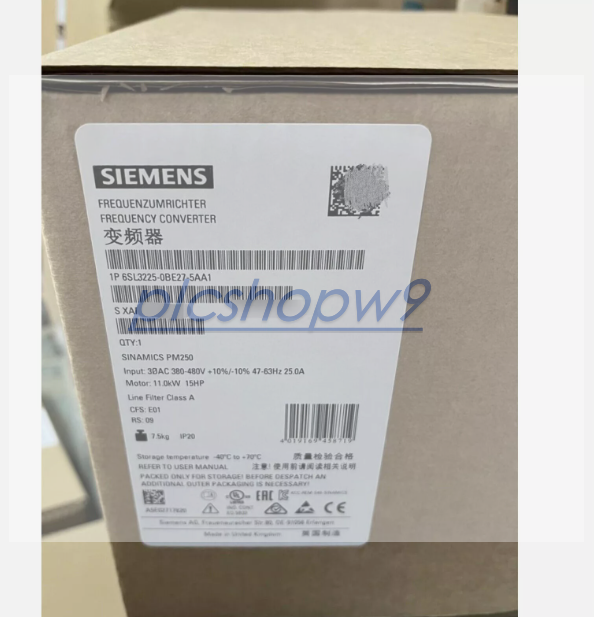 6SL3225-0BE27-5AA1  NEW SIEMENS SINAMICS G120 POWER MODULE 6SL3225-0BE27-5AA1