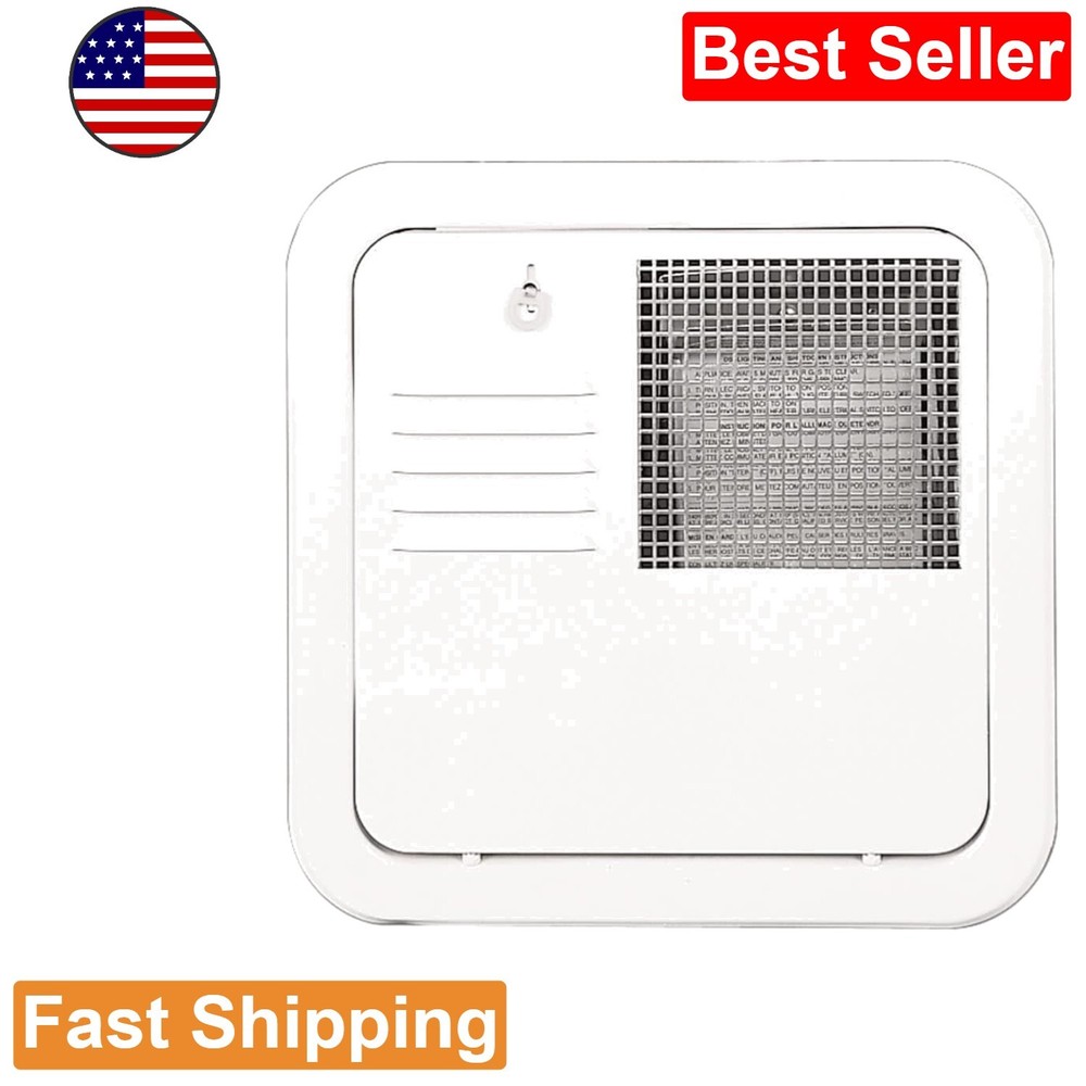 Premium Flush Mount Water Heater Access Door: Durable Galvanized Steel, 16 Ga...