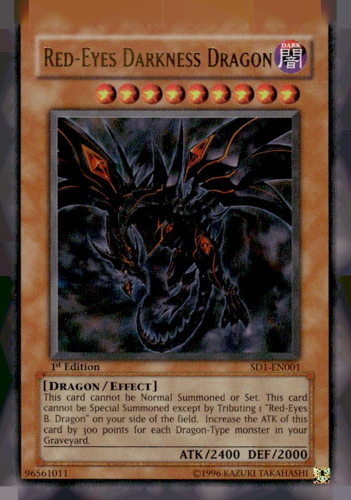 SD1-EN001 Red-Eyes Darkness Dragon Structure Deck Dragon's Roar