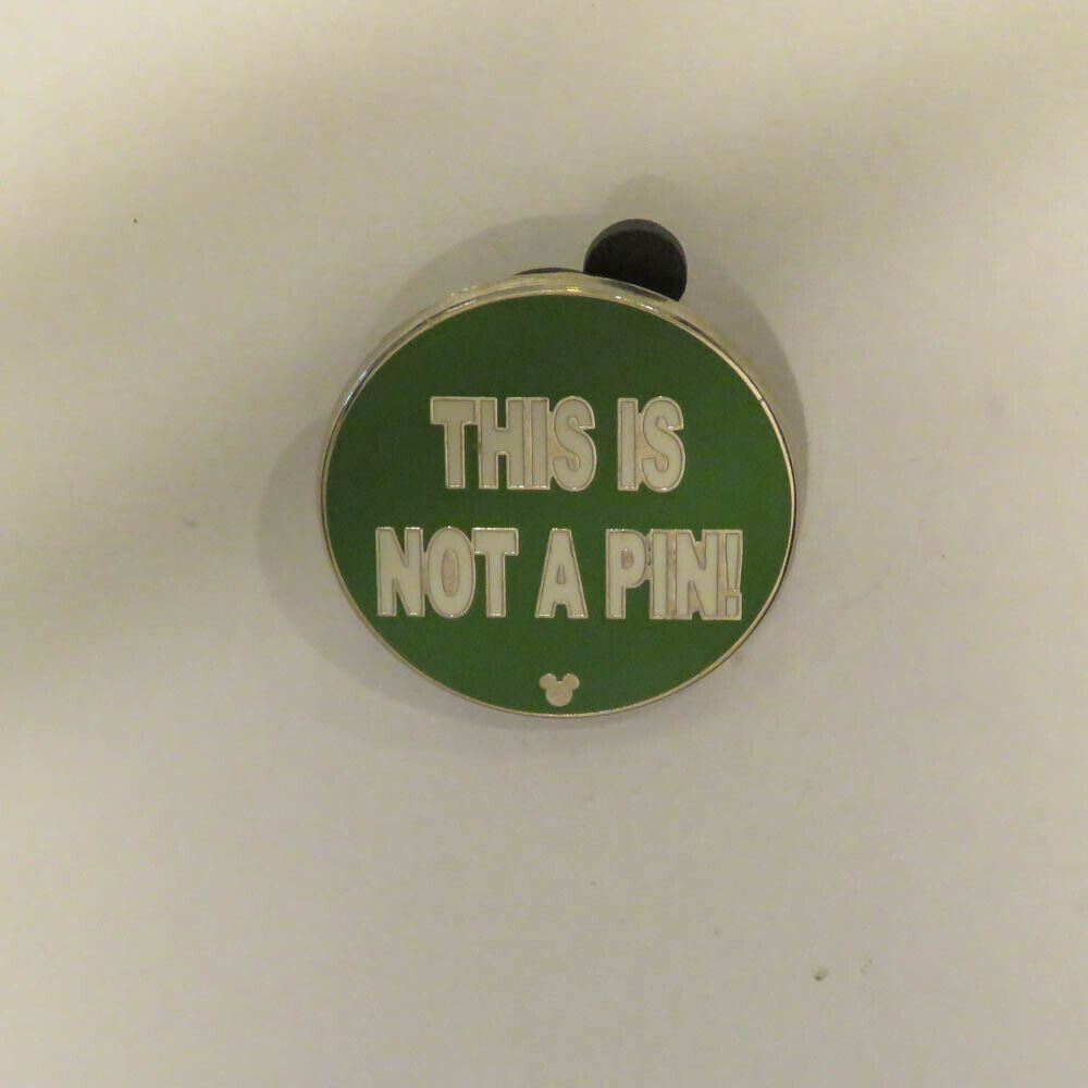 Disney WDW  2010 Hidden Mickey   Pin Trading Phrases  This Is Not A Pin! Pin