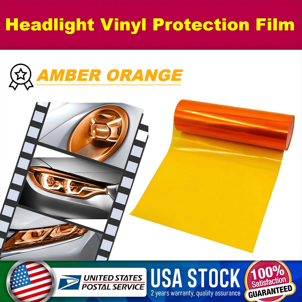 Car Headlight Taillight Tint Lens Film Smoke Fog Light Vinyl Wrap Decals Sticker