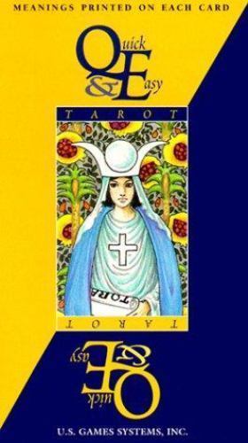 Quick Easy Tarot Deck by Mary Hanson-Roberts 2004 Hardcover Guide