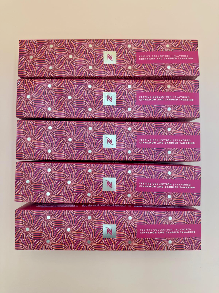 Nespresso Cinnamon and Candied Tamarind VERTUO coffee pods 1 Sleeve Holiday 2025