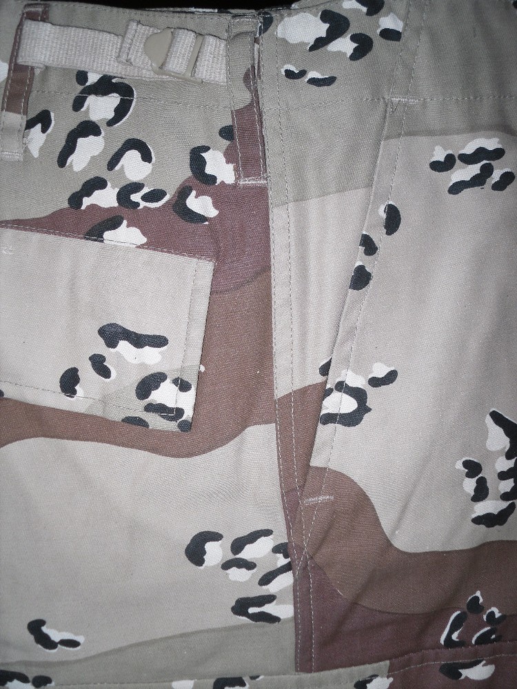 U.S Military Style Desert Storm Colour Camo Combat Cargo Trousers 24