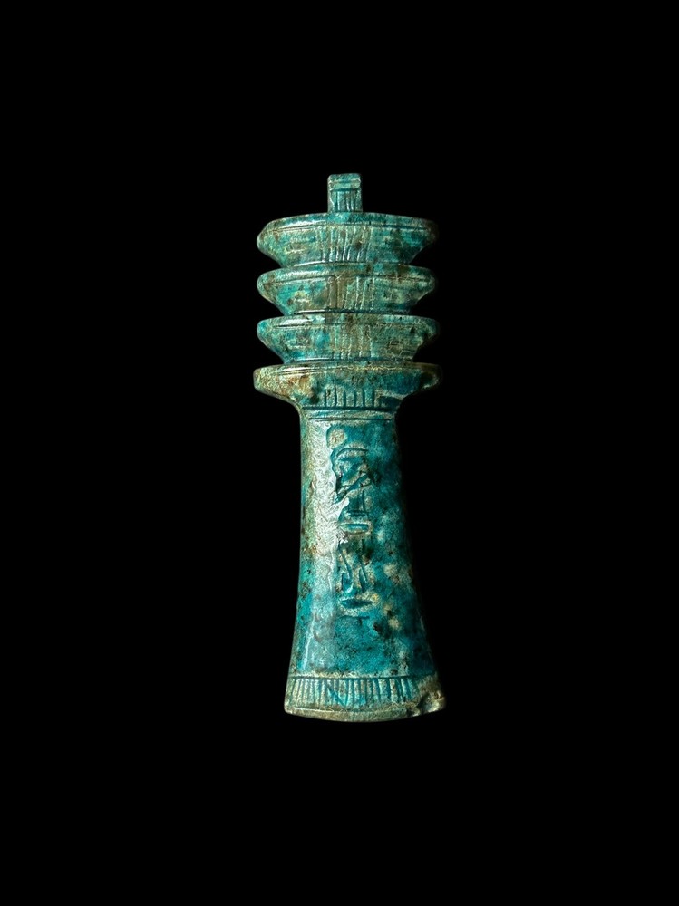 God Osiris Djed Pillar Amulet made in Egypt , Rare Antique Jewlery