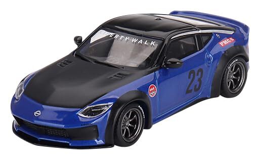 MINI GT 1/64 Nissan Z LB NATION Works Seiran Blue RHD Diecast Model