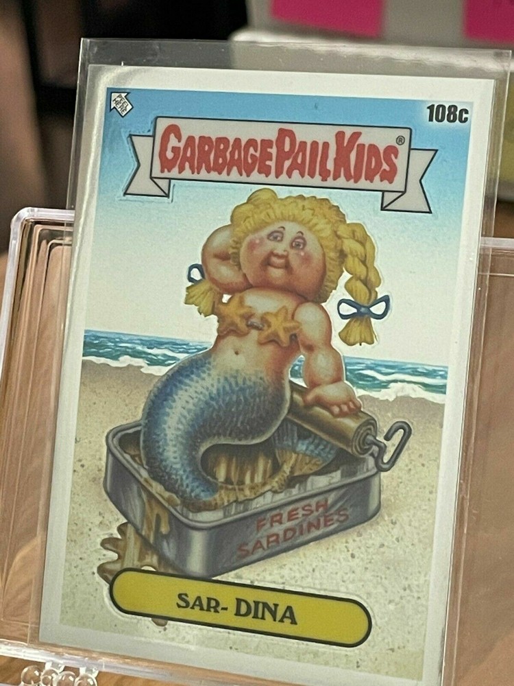 C-NAME 2020 Topps Garbage Pail Kids Chrome Series 3 OS3 3rd SAR-DINA 108c GPK