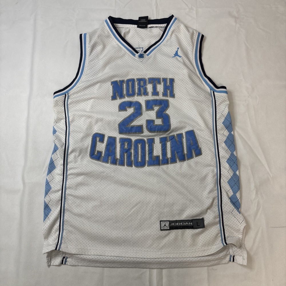 North Carolina Tar Heels NCAA Michael Jordan Basketball Jersey L #23 Nike