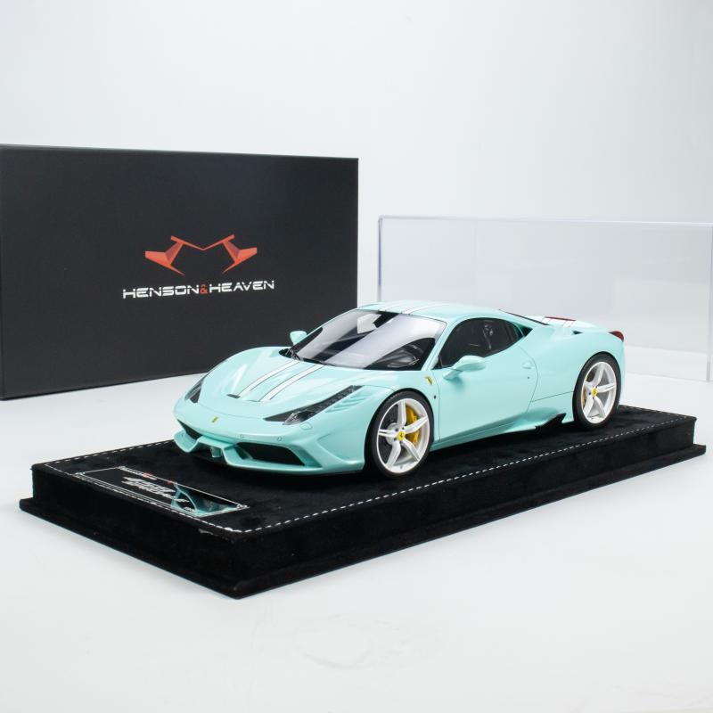HH 1:18 Ferrari 458 Speciale Diecast Car Model Resin Collection Limited 50pcs