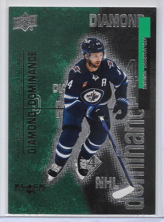 JOSH MORRISSEY 22-23 UD EXT. SER. BL. DIAM. DOMINANCE EMERALD SP INSERT/99/100